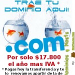 Transferencia Dominios .COM .NET .ORG