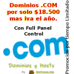 Promocion dominio .com