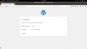 Instalación WordPress