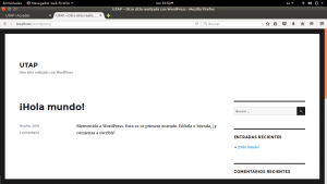 Instalación WordPress