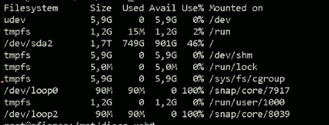 analisis disco linux