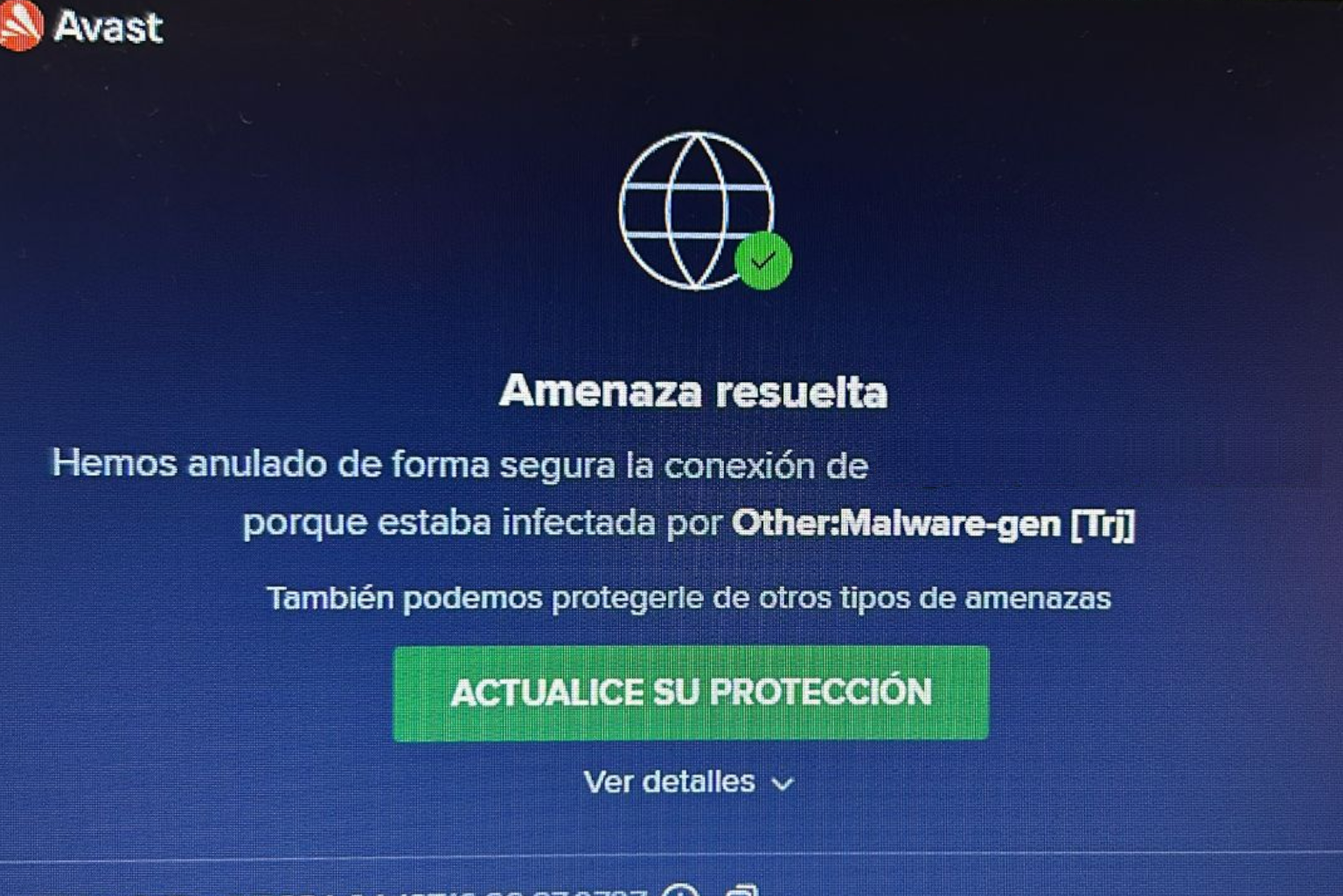 Avast WordPress Virus